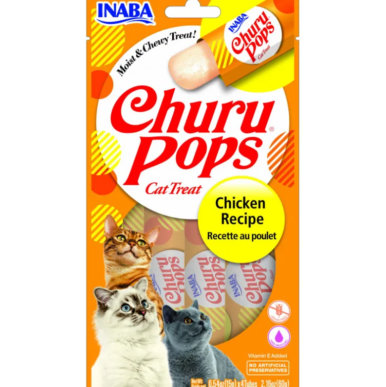 Inaba Churu Pops Gelatina de Pollo para Gatos