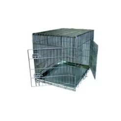 Jaula Plegable Super Ribe Cromada doble puerta