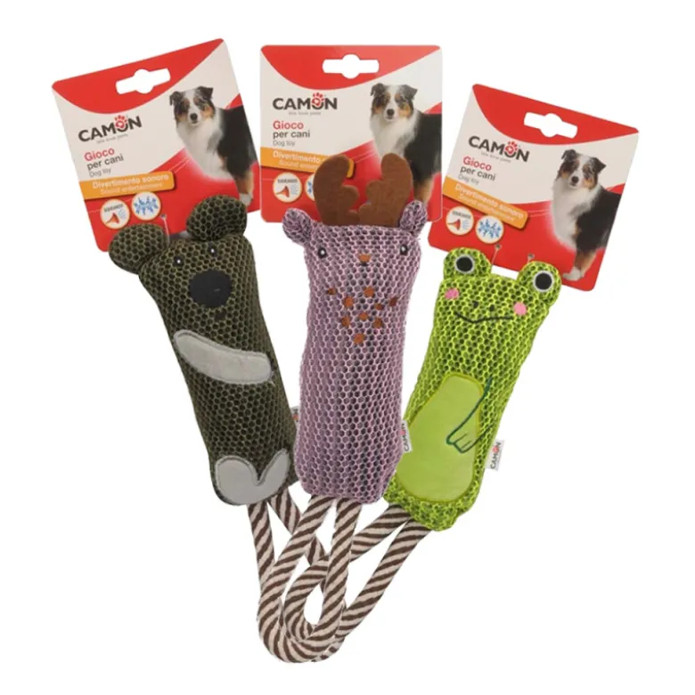Juguete de Cuerda Camon Animales Surtidos para Perros
