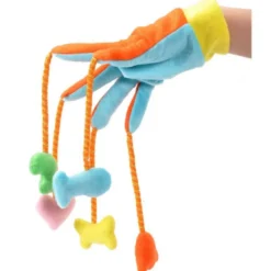 Juguete Guante Multicolor con Sonido para Gatos