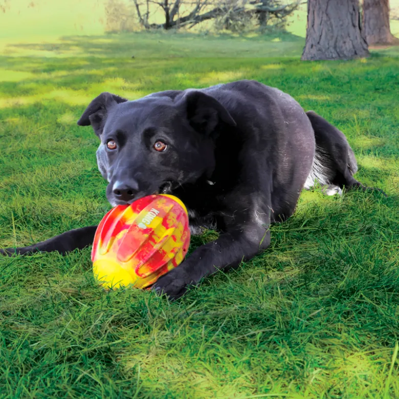 Juguete Kong FlexBall Pelota de Fútbol para Perros