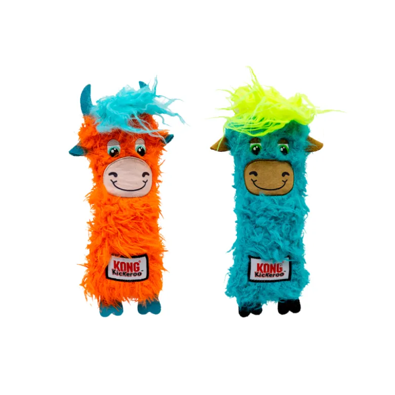 Juguete Kong Kickeroo Vaca de las Tierras Altas para Gatos