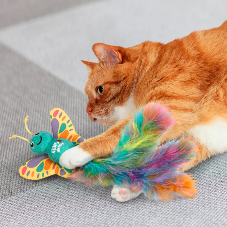 Juguete Kong Wubba Mariposa para Gatos
