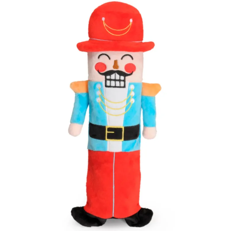 Juguete Navideño Cascanueces de Poliéster 32cm para Perros