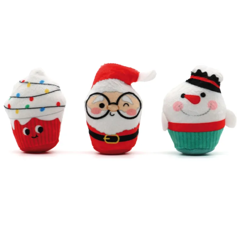 Juguete Navideño Cupcake 8cm para Gatos