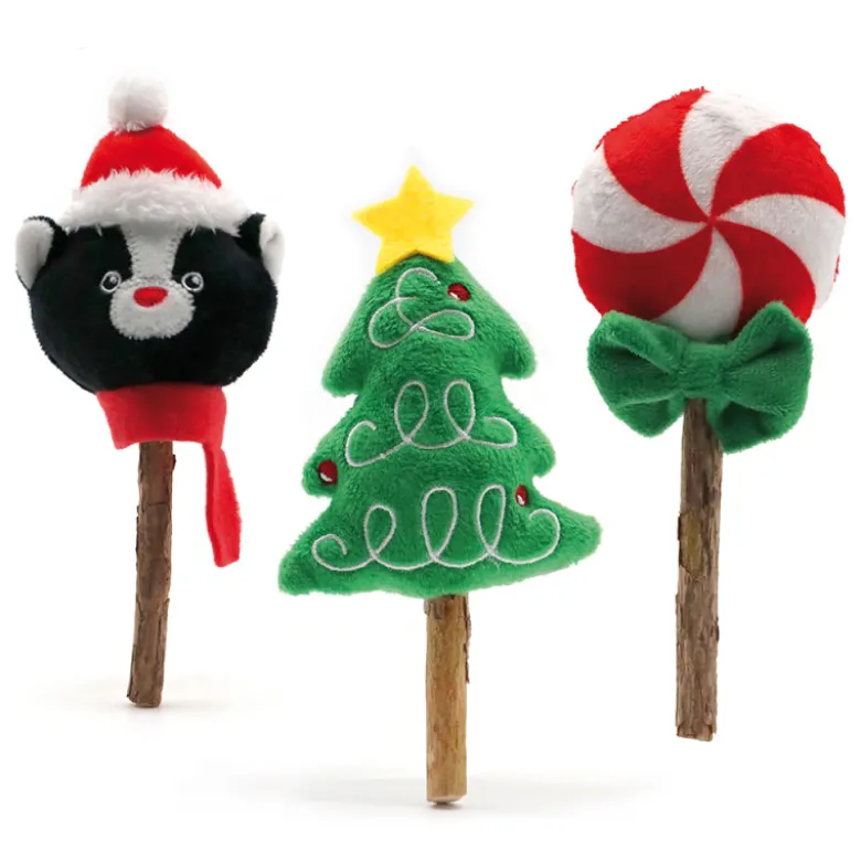 Juguete Navideño Silvervine Oso para Gatos