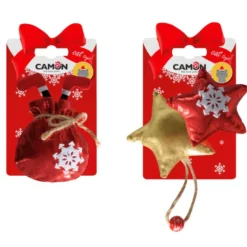 Juguete Saquito/Estrella Navideño para Gatos