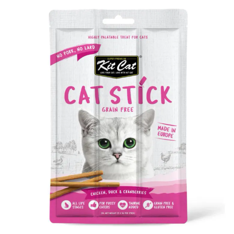 Kit Cat Cat Stick Pollo, Pato & Arandanos