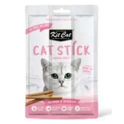 Kit Cat Cat Stick Salmón & Seafood para Gatos