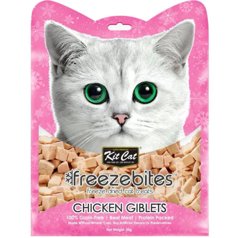 Kit Cat FreezeBites Hígado de Pollo Snack para Gatos