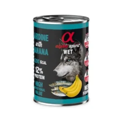 Lata Alpha Spirit Grain Free Sardina Con Plátano 400gr