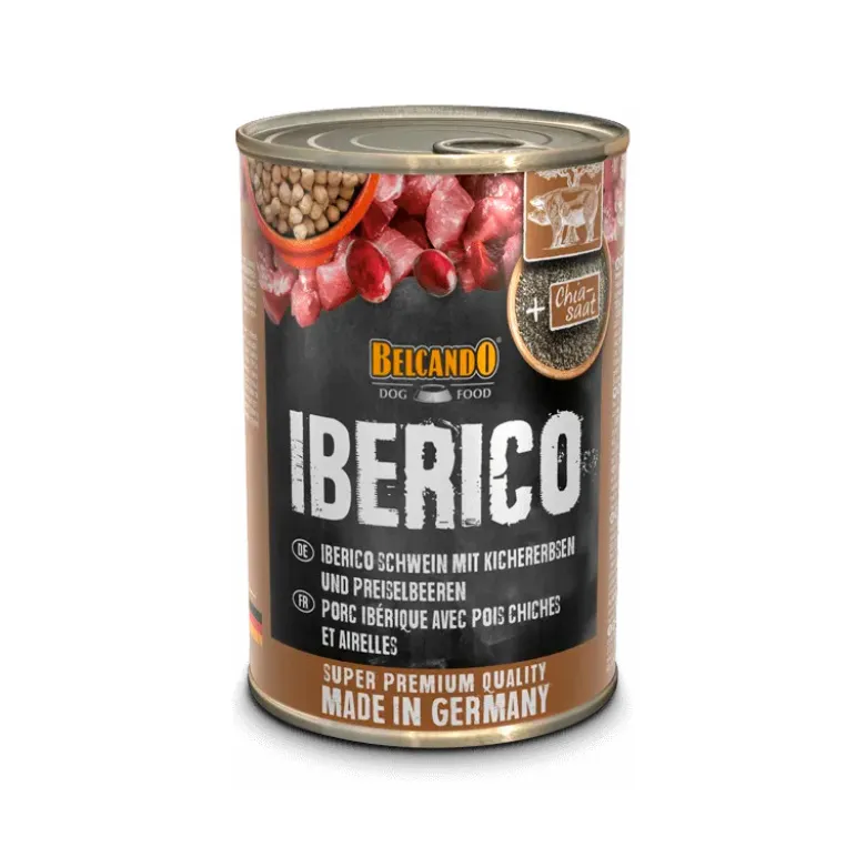 Lata Belcando Iberico con Garbanzos y Arándanos 400g