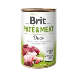 Lata Brit Paté de Pato 400g