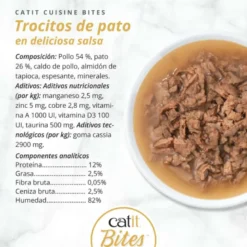 Lata Catit Cuisine Bites de Pato para Gatos