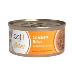 Lata Catit Cuisine Bites de Pollo para Gatos