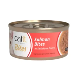 Lata Catit Cuisine Bites de Salmón para Gatos
