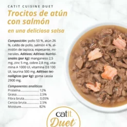 Lata Catit Cuisine Duet de Atún con Salmón para Gatos