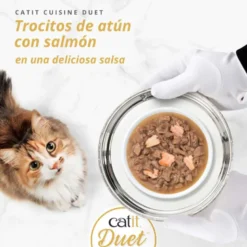 Lata Catit Cuisine Duet de Atún con Salmón para Gatos
