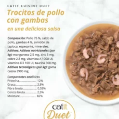 Lata Catit Cuisine Duet de Pollo con Gambas para Gatos