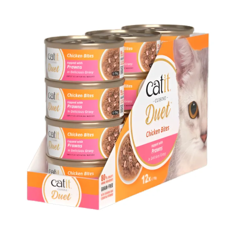Lata Catit Cuisine Duet de Pollo con Gambas para Gatos