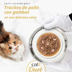 Lata Catit Cuisine Duet de Pollo con Gambas para Gatos