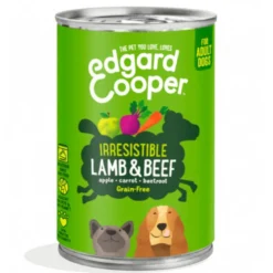 Lata Edgard Cooper Cordero y Ternera Adult 400gr