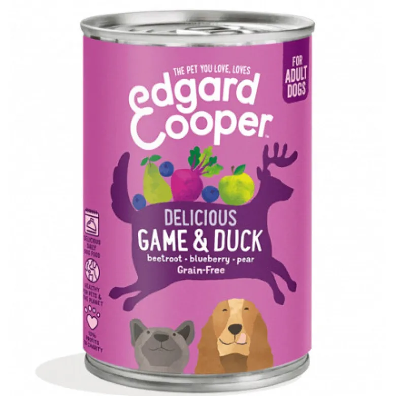 Lata Edgard Cooper Venado y pato Adult 400gr