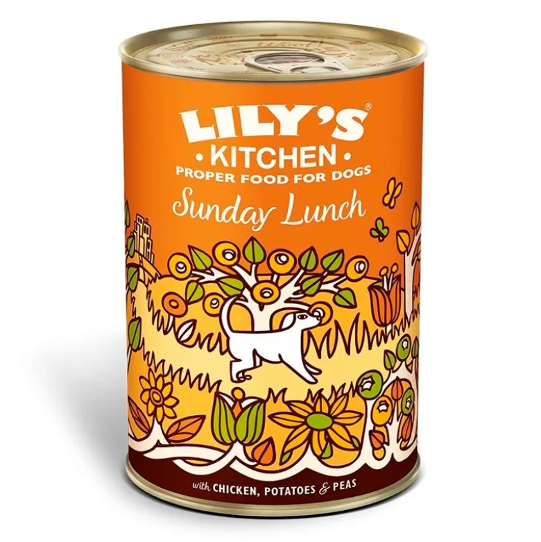 Lata Lily's Kitchen Sunday Lunch Pollo, Patatas y Guisantes