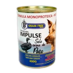 Lata Natural Impulse GF Paté de Pato 400g