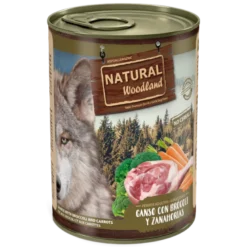 Lata Natural Woodland Ganso con Brócoli y Zanahorias 400g