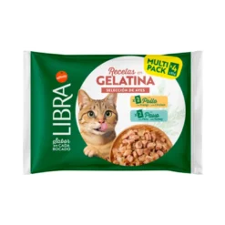 Libra Pack Sobres de Pollo y Pavo en Gelatina para Gatos