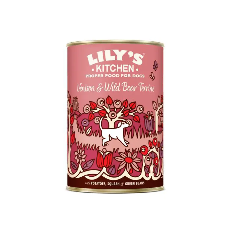 Lily's Kitchen lata de Venado y Jabalí 400g
