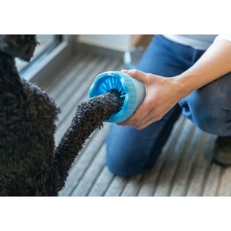 Limpiador de Patas con Cerdas de Silicona