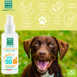 MenForSan Protector Solar Factor 50 para Perros y Gatos