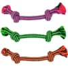 Mordedor Bicolor de Cuerda Dental para Perros