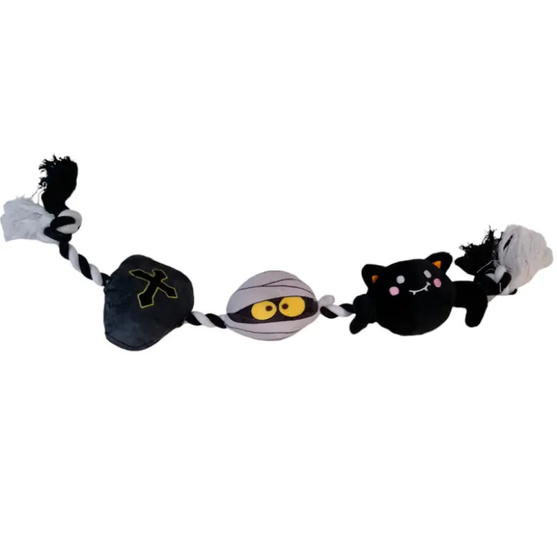 Mordedor Fright Rip con Cuerda para Perros