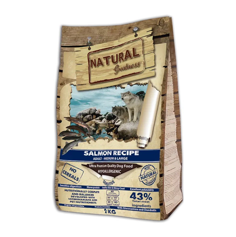 Natural Greatness Sabor Salmón Medium Large