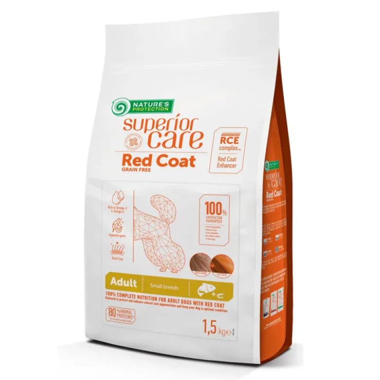 Nature's Protection Red Dog Adult Small Grain Free Salmón