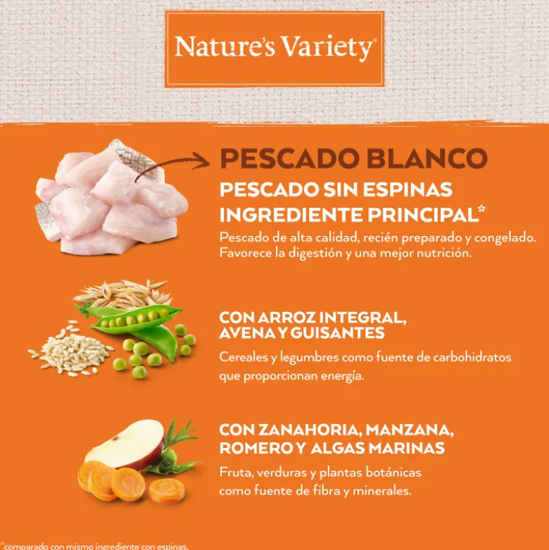 Nature´s Variety Healthy Grain Sterilized Pescado Blanco para Gatos