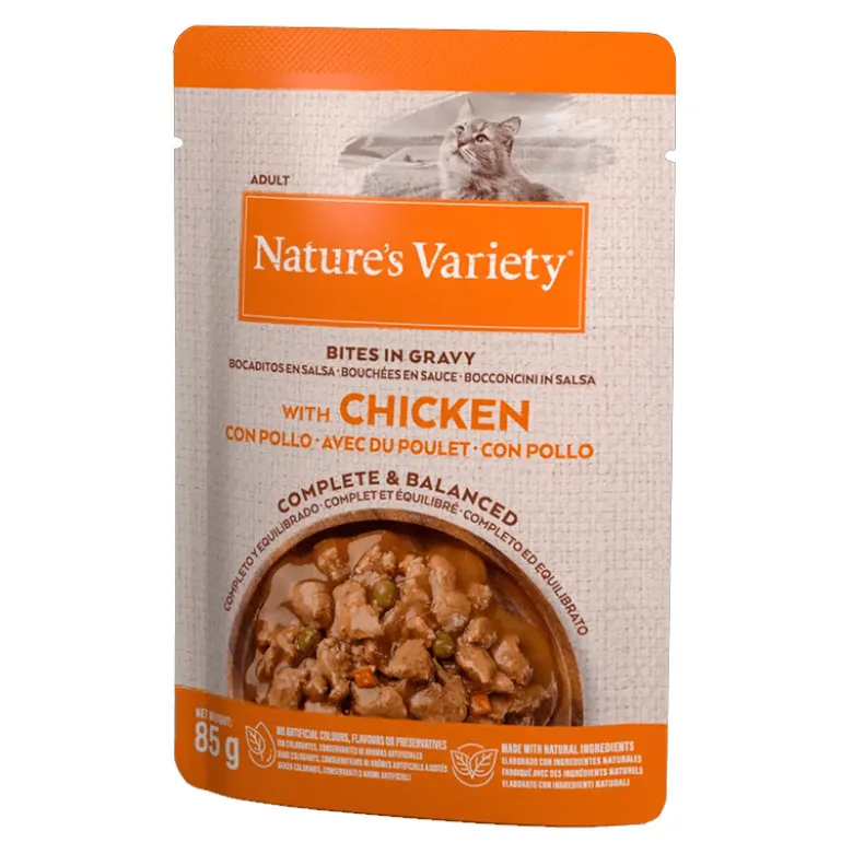 Nature's Variety Original Bocaditos en Salsa de Pollo para Gatos 85g