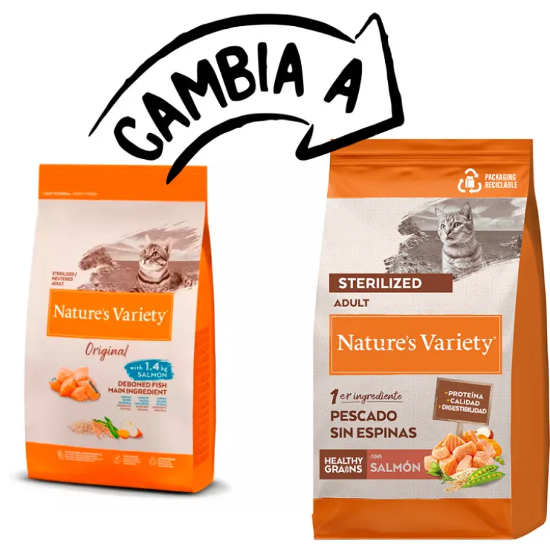 Nature's Variety Original Gato adulto Esterilizado Salmón