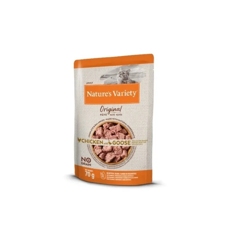 Nature's Variety Paté de Pollo y Ganso para Gatos 70g