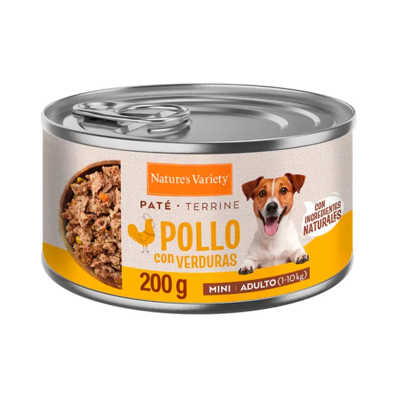 Nature's Variety Paté Pollo con Verduras para Perros Mini