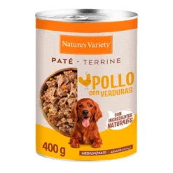 Nature's Variety Paté Pollo con Verduras para Perros Medium/Maxi