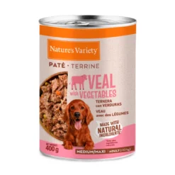 Nature's Variety Paté Ternera con Verduras para Perros Medium/Maxi