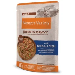 Nature's Variety Wet Bites Ocean Fish para Gatos 85g