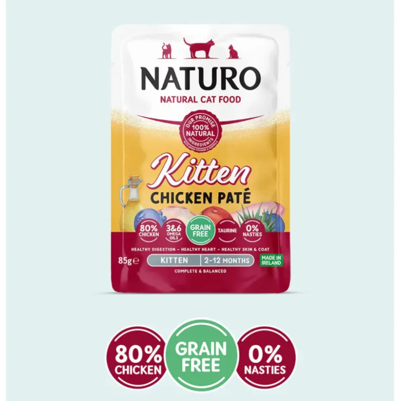 Naturo Cat Pate Kitten Pollo 85g