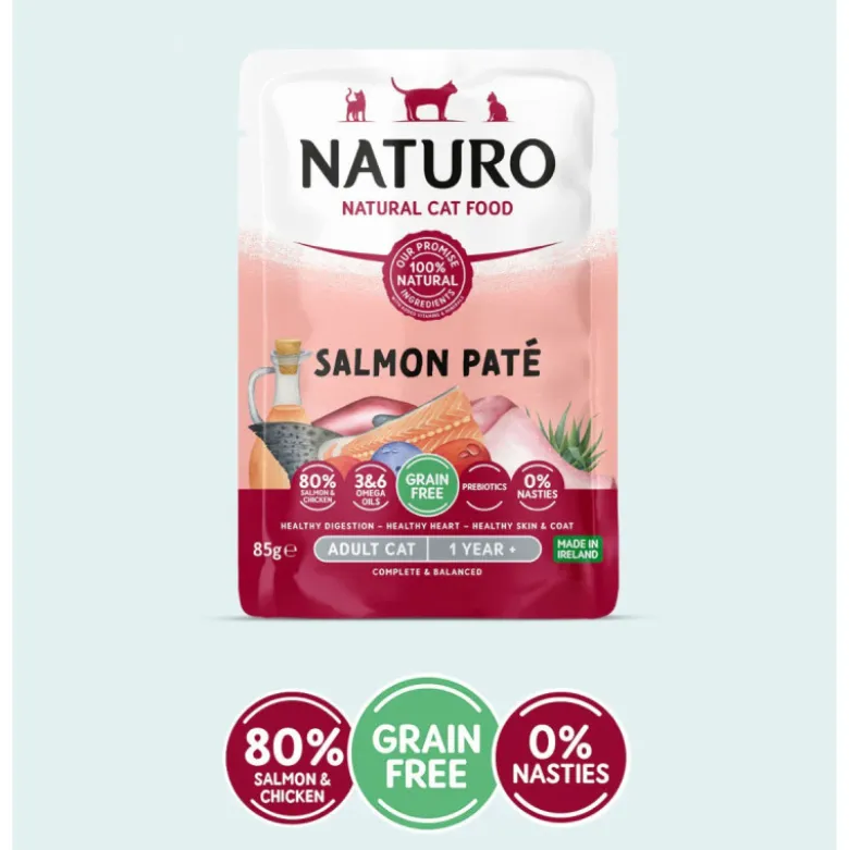 Naturo Cat Pate Salmón 85g