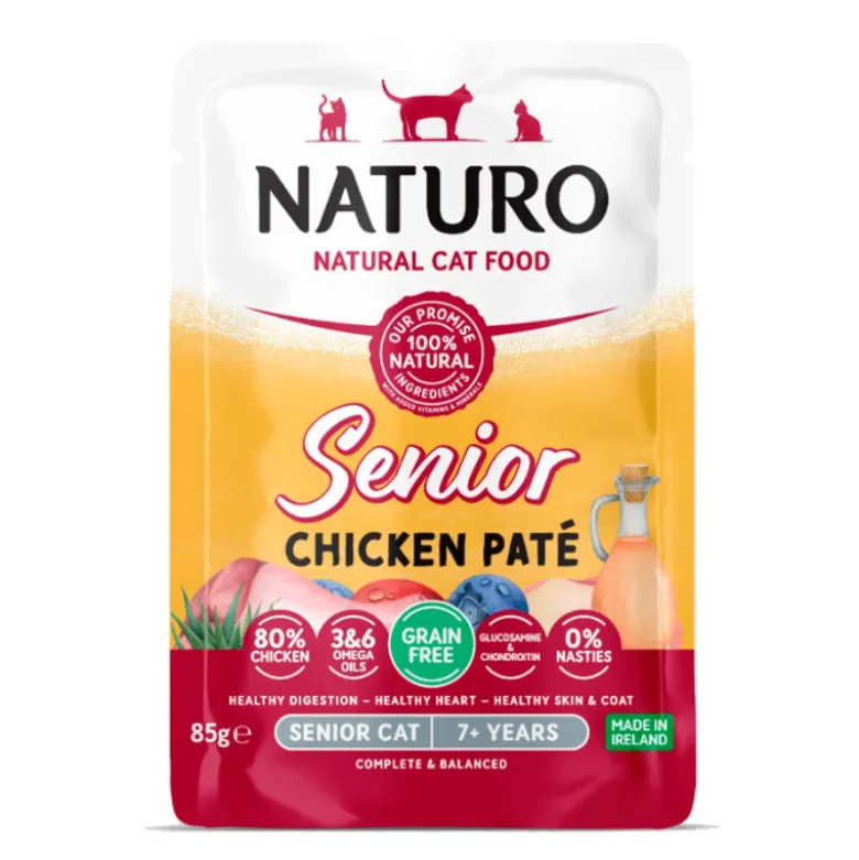 Naturo Cat Paté Senior Pollo 85g