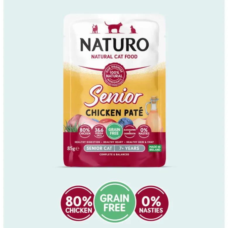 Naturo Cat Paté Senior Pollo 85g